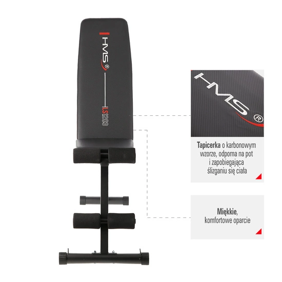 Ławka pod sztangę składana HMS LS1203