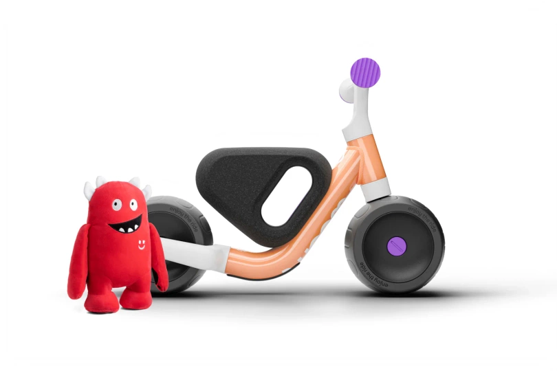 Rower dziecięcy woom WOW pop peach