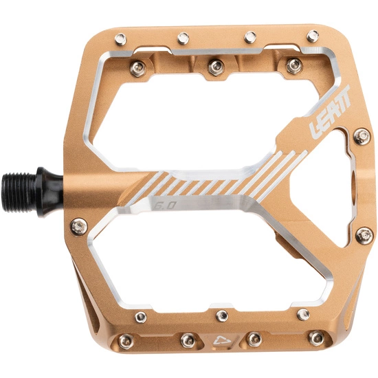 Pedały rowerowe platformy LEATT Pedals AllMtn 6.0 Flat 14x100mm frostbronze