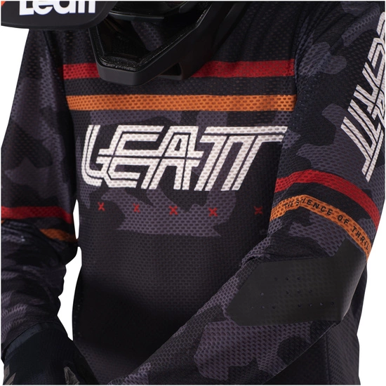 Koszulka rowerowa dziecięca LEATT Jersey MTB Gravity 4.0 Junior black