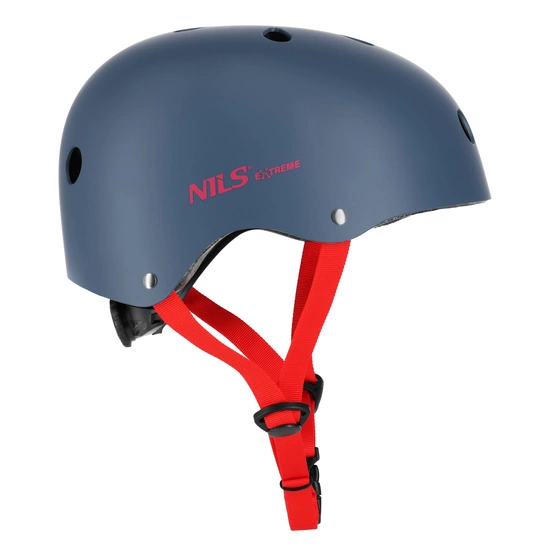 Kask NILS EXTREME MTW001-1 szaro-czerwony