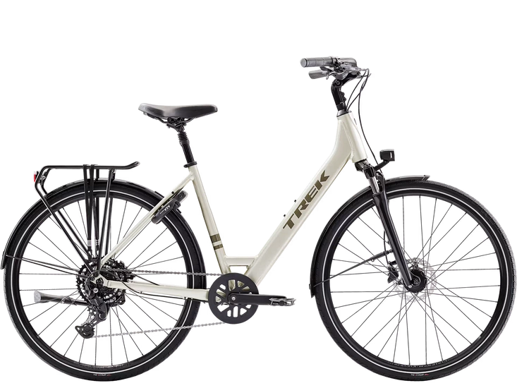 Rower trekkingowy Trek Verve Equipped Lowstep 2026 lunar silver