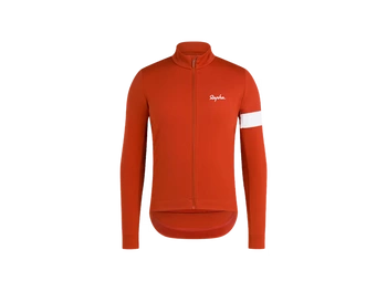 Kurtka zimowa rowerowa męska Rapha Core Winter pomarańczowy