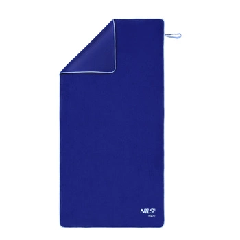 Ręcznik z mikrofibry frotte NILS AQUA NAR14 160 x 80 cm granatowy