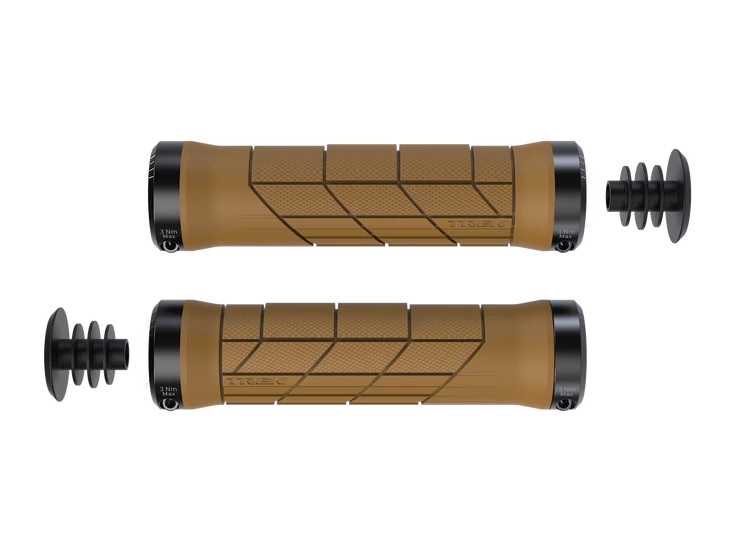 Chwyty rowerowe Trek Line Pro brązowawy