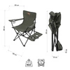 Krzesło turystyczne NILS CAMP NC3301 khaki