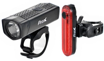 Zestaw lampek rowerowych Prox Aero Plus 400 lm