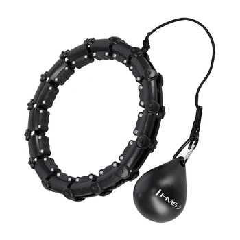 Hula hop z wypustkami i obciążnikiem HMS HHW02 czarny