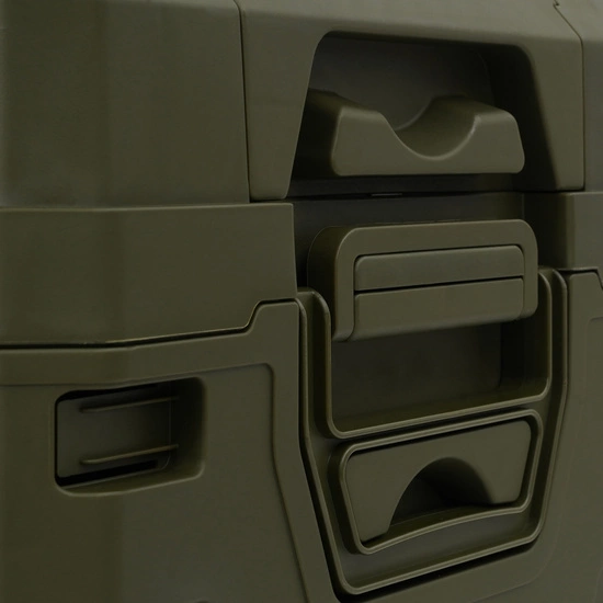 Składana skrzynia kempingowa z pokrywą NILS CAMP NCB4003 50L zielona