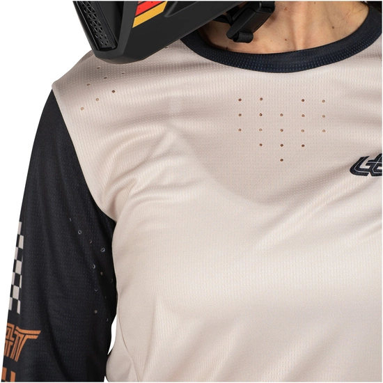 Koszulka rowerowa damska LEATT Jersey MTB Enduro 4.0 Women cream