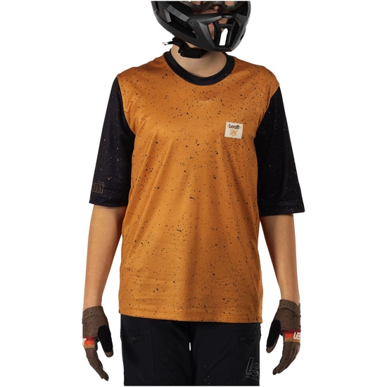 Koszulka rowerowa dziecięca LEATT Jersey MTB Enduro 3.0 Junior rust