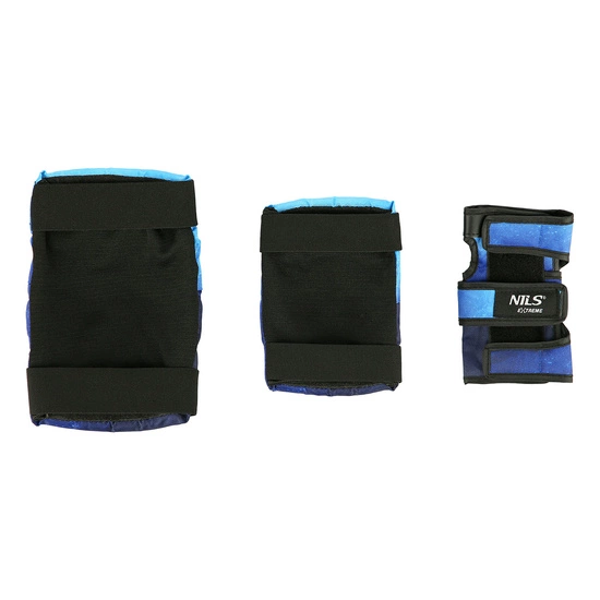 Ochraniacze na rolki, deskorolkę, hulajnogę NILS EXTREME H734 niebieskie