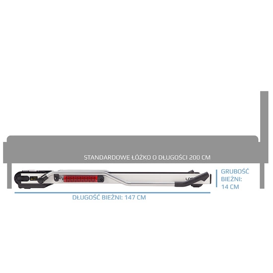 Bieżnia elektryczna do Nordic Walking HMS LOOP15