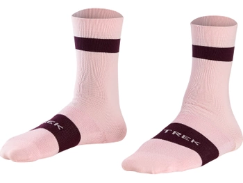 Skarpety rowerowe Trek Race Crew Blush