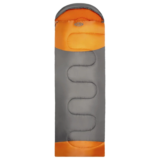Śpiwór NILS CAMP NC2008 L szaro - pomarańczowy