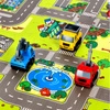 Mata dziecięca NILS FUN MD02 Puzzle cars