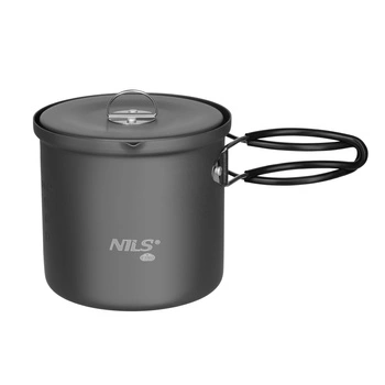 Garnek turystyczny aluminiowy z pokrywką NILS CAMP NC4202 1000 ml