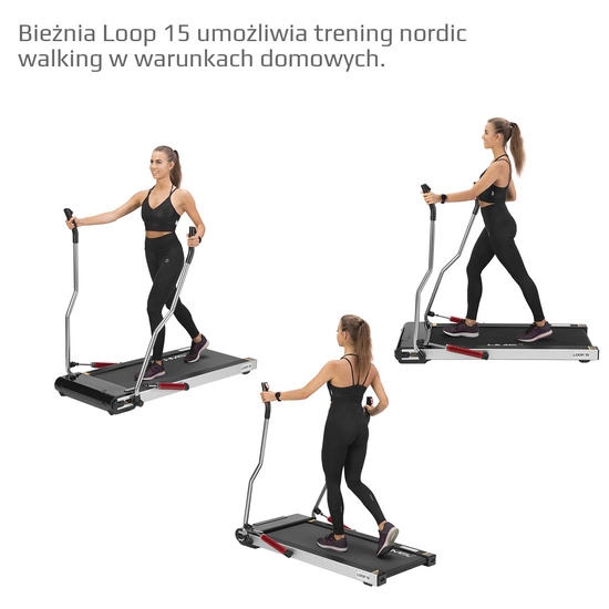 Bieżnia elektryczna do Nordic Walking HMS LOOP15