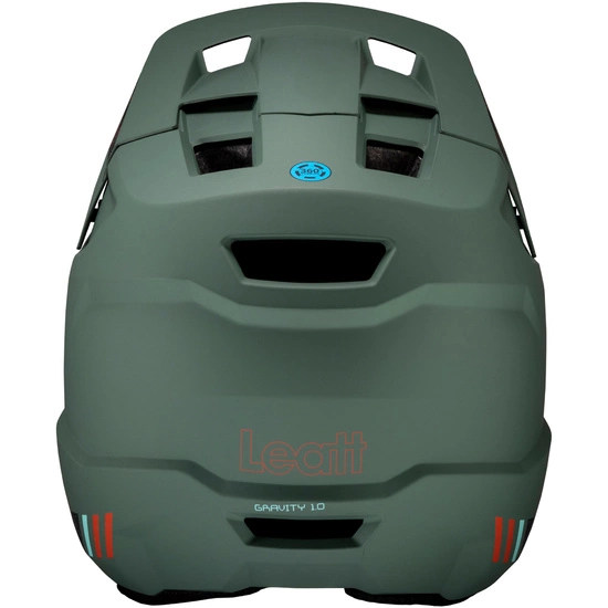 Kask rowerowy Full Face LEATT Helmet MTB Gravity 1.0 V25 teal