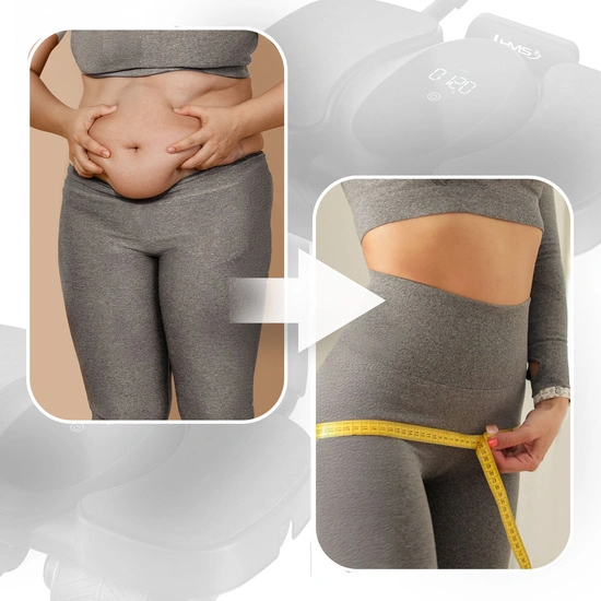 Automatyczne koło do ćwiczeń mięśni brzucha z podparciem i wyświetlaczem HMS KA40