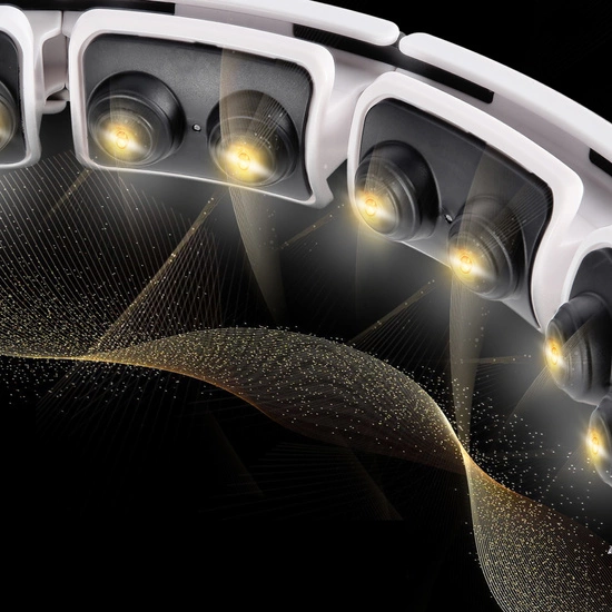 Hula hop magnetyczny z licznikiem i pasem HMS HHM16 biały