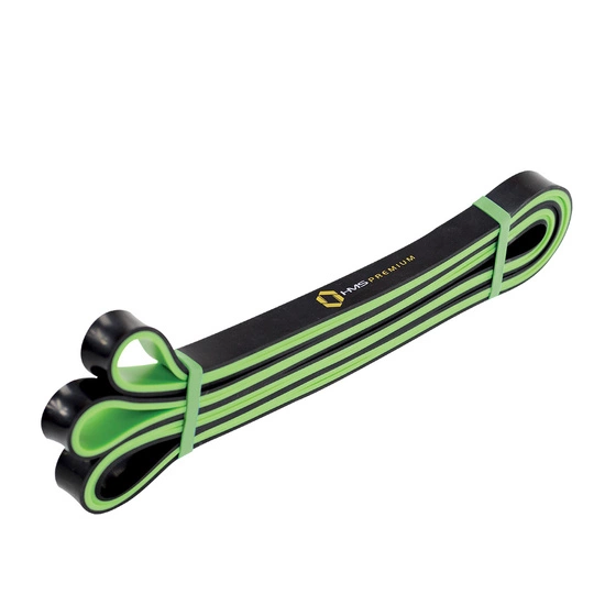 Guma do ćwiczeń HMS GU06 17 x 5 x 2250 mm zielono-czarna