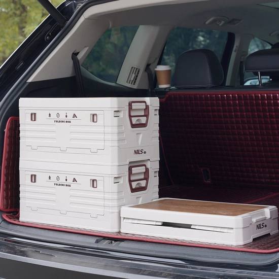 Składana skrzynia kempingowa z funkcją stołu 2w1 NILS CAMP NCB4002 50L