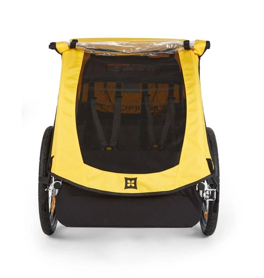 Przyczepka rowerowa Burley Bee Double Yellow