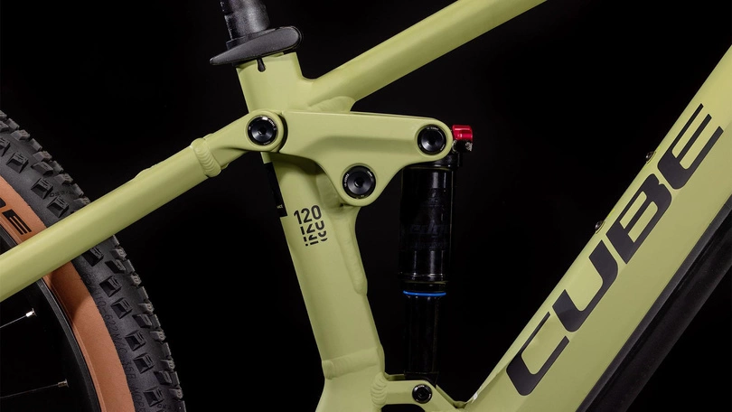 Rower elektryczny górski Cube Stereo Hybrid 120 One 750Wh 2024 olive