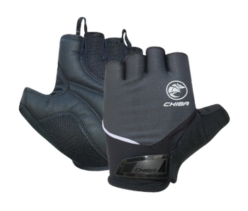 Rękawiczki rowerowe Chiba Gel Sport Dark Grey