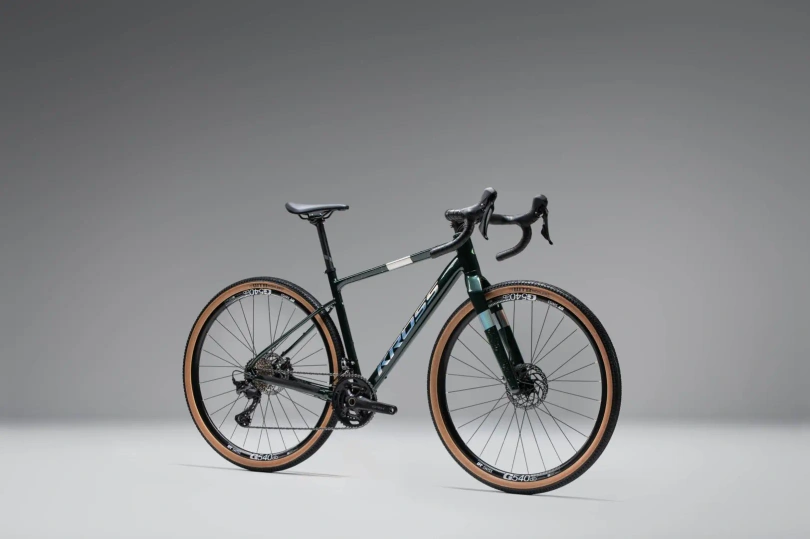 Rower gravel Kross Esker 6.0 ULT.RA 2025 zielony holo