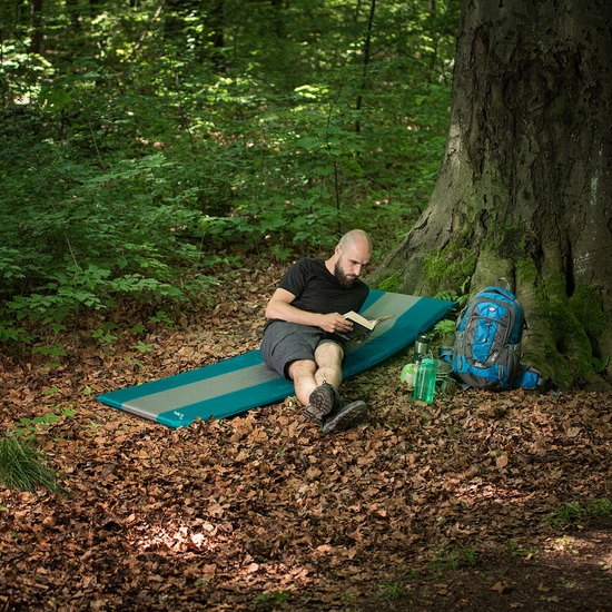 Mata samopompująca NILS CAMP NC4340 niebieski / szary