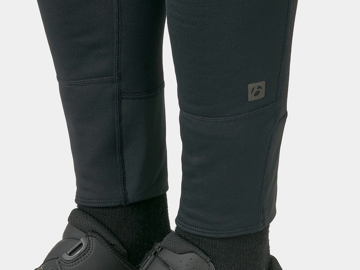 Spodnie rowerowe męskie Bontrager Circuit Thermal z szelkami i wkładką Black