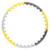 Hula hop masujący z magnesami HMS HHP005 85cm szary / żółty