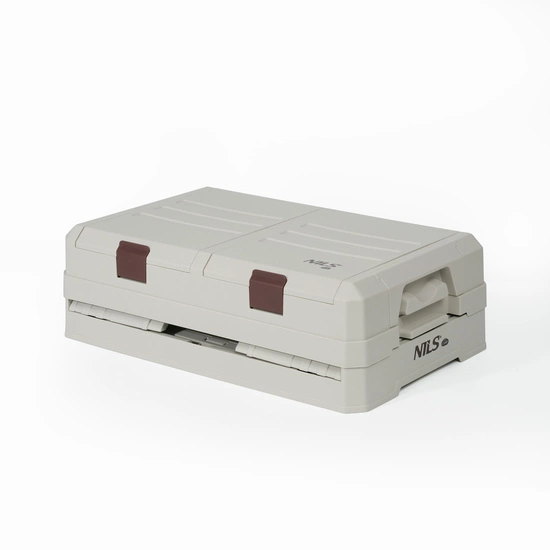 Składana skrzynia kempingowa z pokrywą NILS CAMP NCB4003 50L