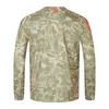 Koszulka rowerowa męska Endura Grid Floral L/S Printed LTD Tweed Green