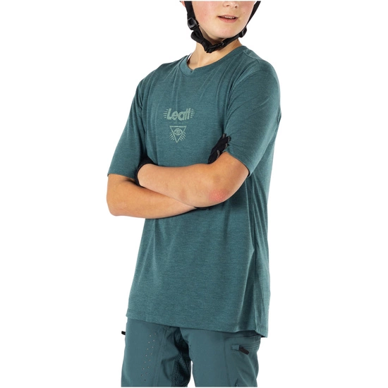 Koszulka rowerowa dziecięca LEATT Jersey MTB AllMtn 2.0 Junior Rozmiar: L Kolor: Teal
