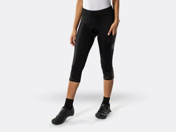 Spodenki rowerowe damskie Bontrager Vella 3/4 z wkładką Black