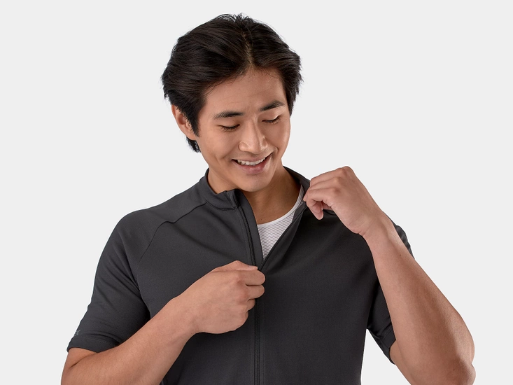 Koszulka rowerowa męska Trek Solstice Black