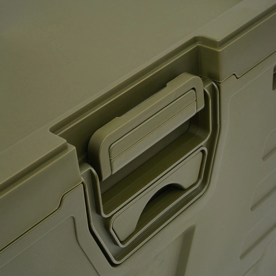 Składana skrzynia kempingowa z pokrywą NILS CAMP NCB4004 50L zielona