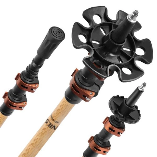 Kije trekkingowe NILS TK8606 bambusowe