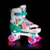 Wrotki NILS EXTREME NQ0187 LED Rainbow