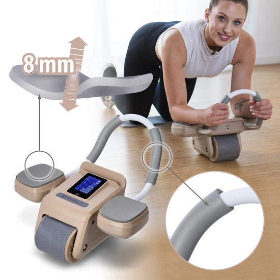 Koło do ćwiczeń mięśni brzucha HMS KA08 S brązowe