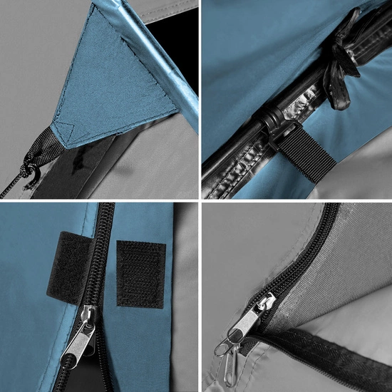 Namiot kempingowy NILS CAMP NC6012 niebieski / szary 4 - osobowy