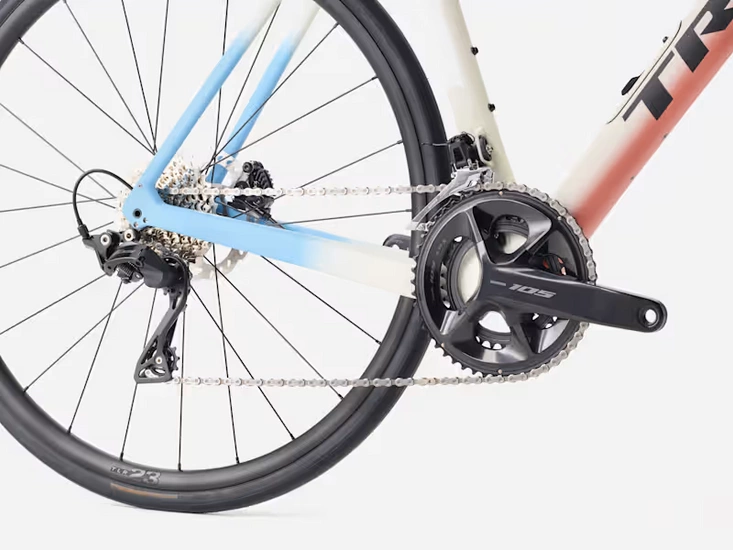 Rower szosowy Trek Domane SL 5 Gen 4 2026 era white / coral fade