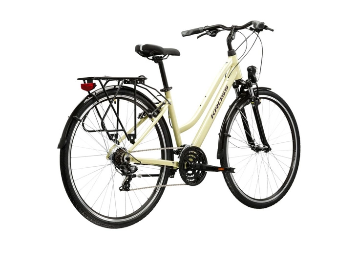 Rower trekkingowy Kross Trans 1.0 2025 beżowy