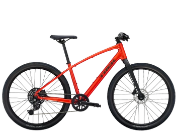 Zestaw: Rower crossowy Trek Dual Sport 2 Gen 5 2025 lava + Akcesoria