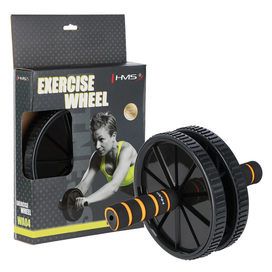 Wałek podwójny do ćwiczeń HMS WA04 czarny