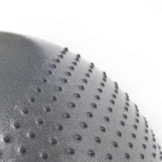 Piłka gimnastyczna masująca HMS YB03 65 cm szara