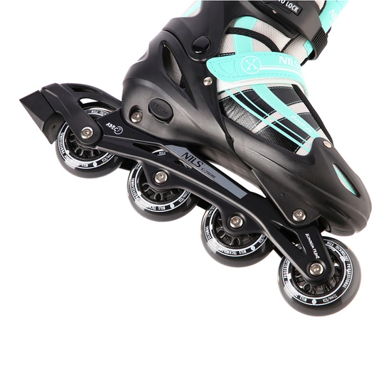 Łyżworolki dziecięce / młodzieżowe 2w1 NILS EXTREME NH18366A miętowe